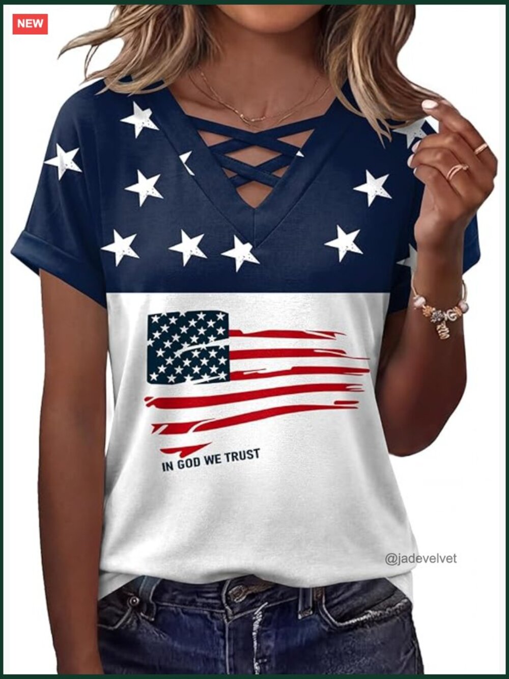 Short Sleeve V Neck Criss Cross T-Shirt Blouse Business Casual Flowy Tops
